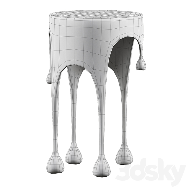 Drip Side Table 3DSMax File - thumbnail 2