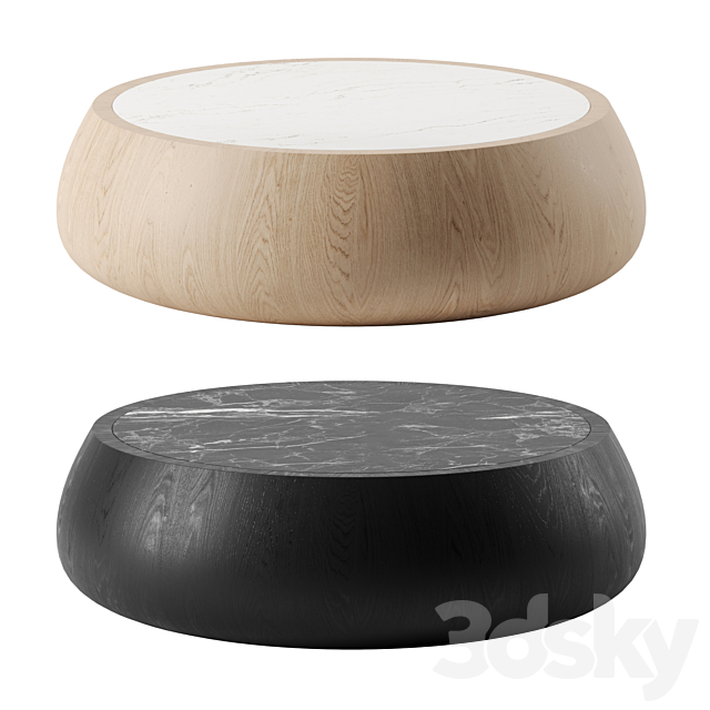 DRUM COCKTAIL TABLE by McGuire furniture 3DSMax File - thumbnail 1