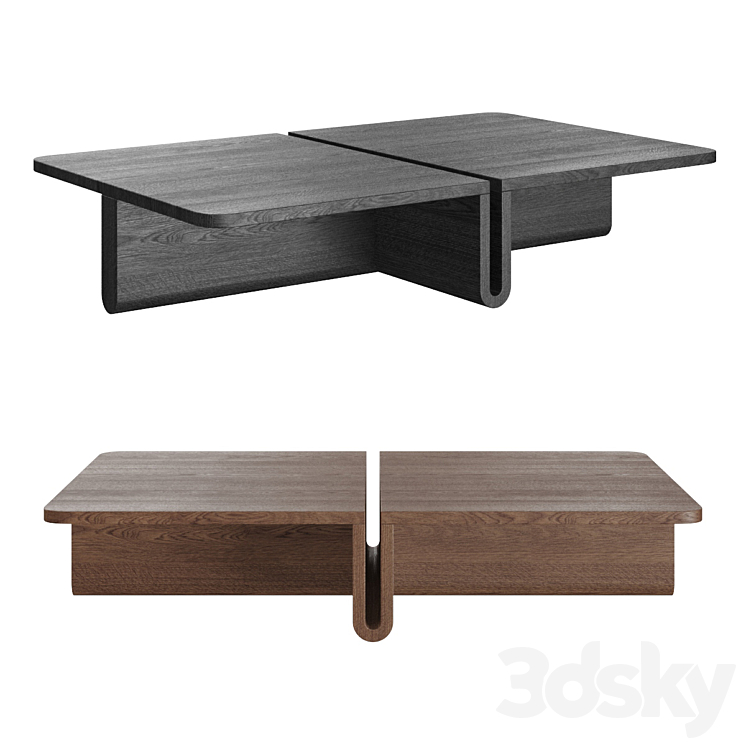 DUP Coffee Table 3DS Max - thumbnail 1