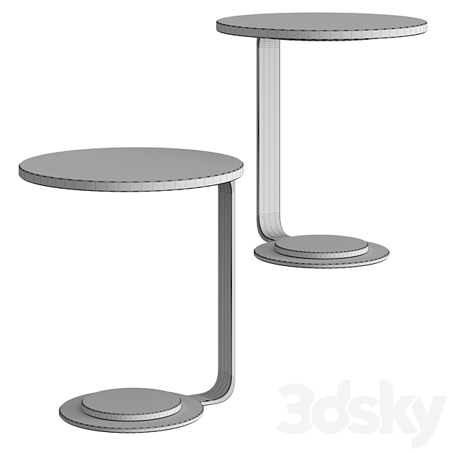 Duquese & Malvada Barcelona Coffee Tables 3DSMax File - thumbnail 2