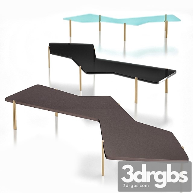 Durame dark jean coffee table 2 3dsmax Download - thumbnail 1