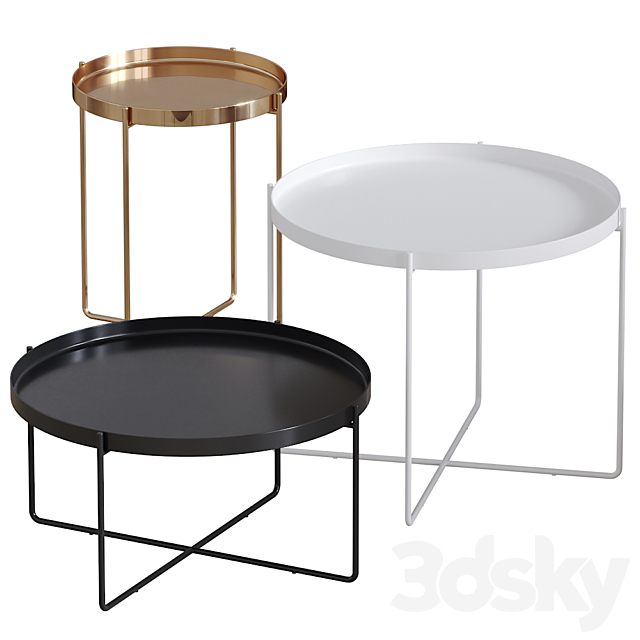 e15 – CM05 Habibi Side Table 3DSMax File - thumbnail 1