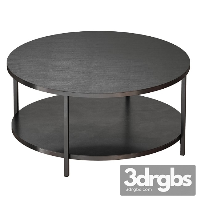 Echelon round coffee table (crate and barrel) - thumbnail 1