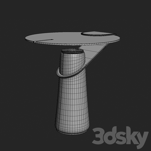 ECLIPSE Side table 3DS Max Model - thumbnail 3