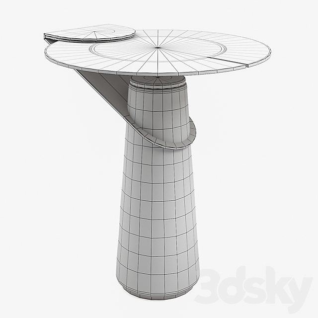 ECLIPSE Side Table 3DSMax File - thumbnail 3