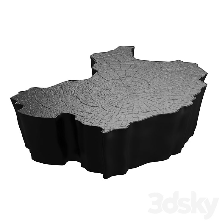 Eden Black Center Table 3DS Max - thumbnail 1