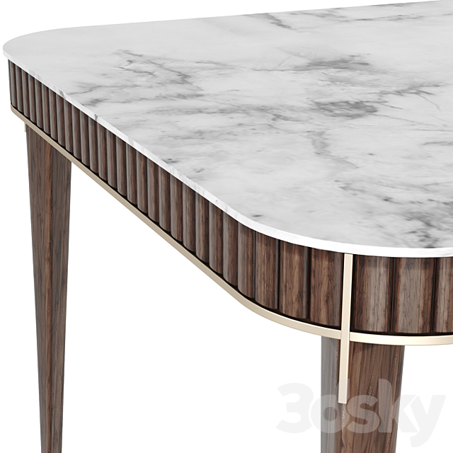 EDEN-ROCK RECTANGULAR DINING TABLE Design Sacha Lakic 3DS Max Model - thumbnail 4