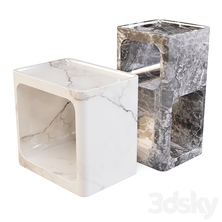 Eichholtz: Adler and Vesuvio – Side Tables 3DS Max - thumbnail 1