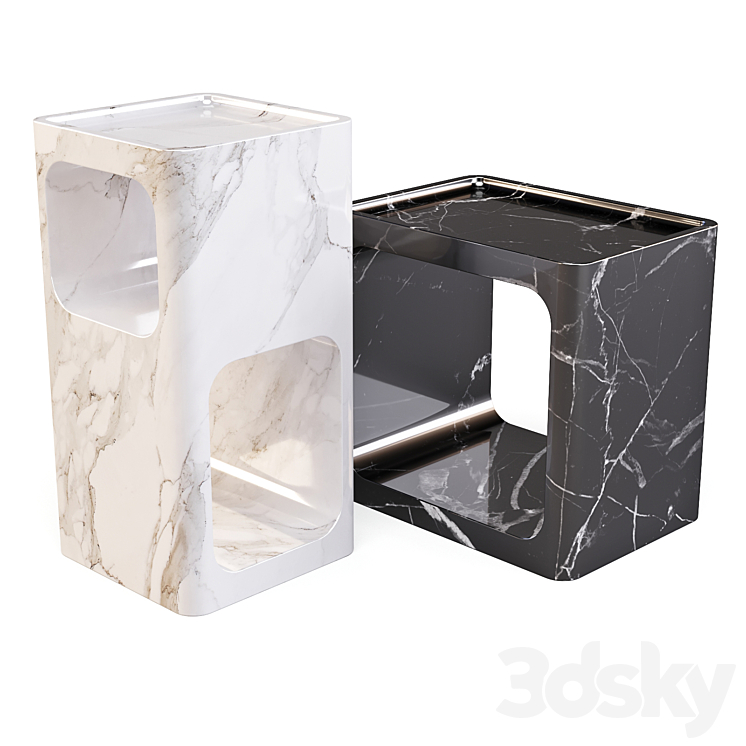 Eichholtz: Adler and Vesuvio – Side Tables 3DS Max - thumbnail 2