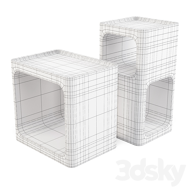 Eichholtz: Adler and Vesuvio – Side Tables 3DSMax File - thumbnail 3