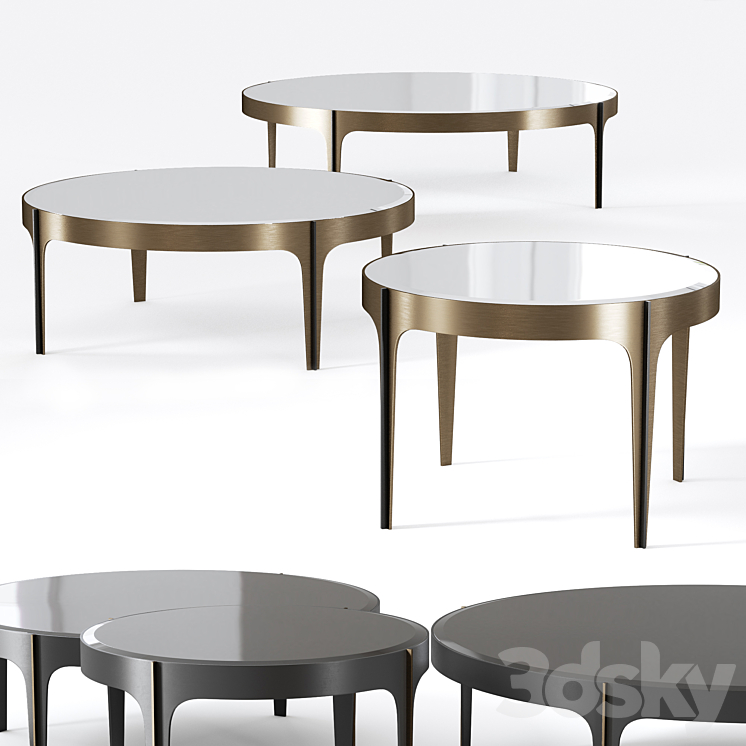 Eichholtz ARTEMISA Coffee Tables 3DS Max Model - thumbnail 1