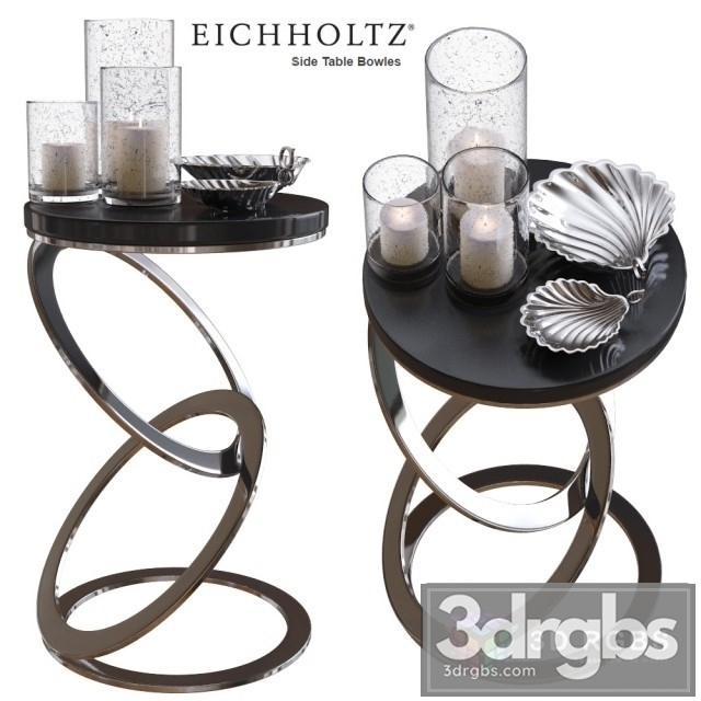 Eichholtz Bowles Side Table 3dsmax Download - thumbnail 1