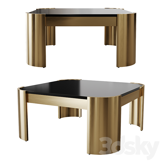 Eichholtz COFFEE TABLE COURRIER 3DS Max Model - thumbnail 1