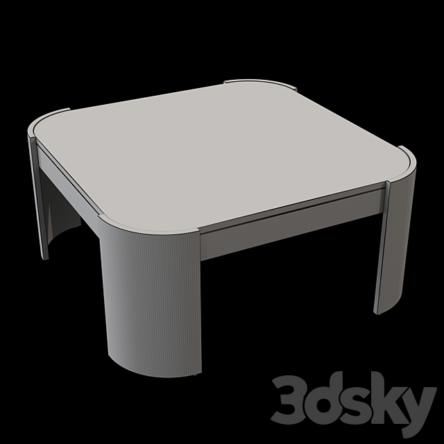 Eichholtz COFFEE TABLE COURRIER 3DS Max Model - thumbnail 3