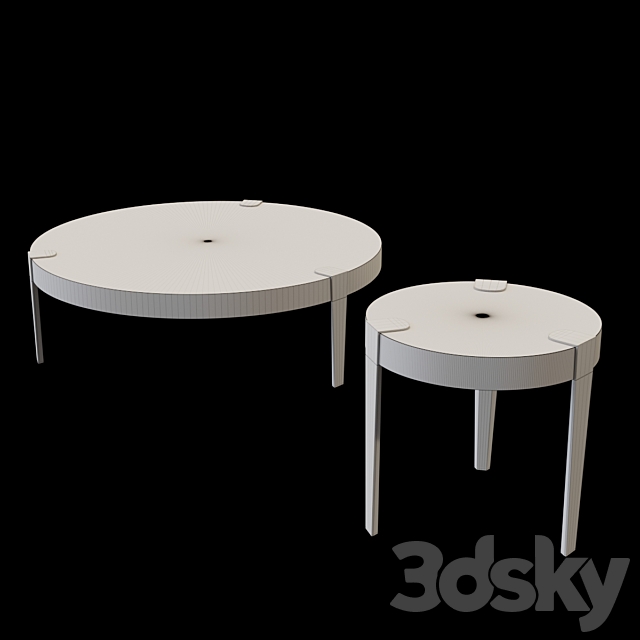 Eichholtz Coffee Table Oxnard 3DS Max Model - thumbnail 2