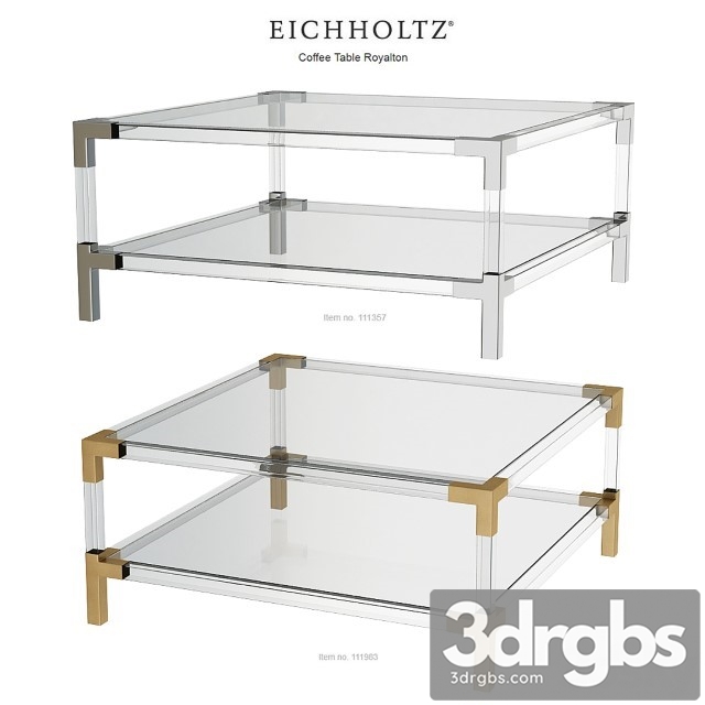 Eichholtz Coffee Table Royalton 3dsmax Download - thumbnail 1