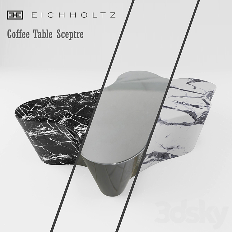 Eichholtz Coffee Table Sceptre 3DS Max - thumbnail 1