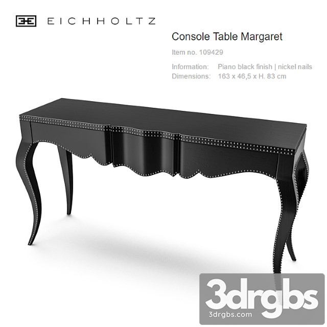 Eichholtz Console Table Margaret 3dsmax Download - thumbnail 1