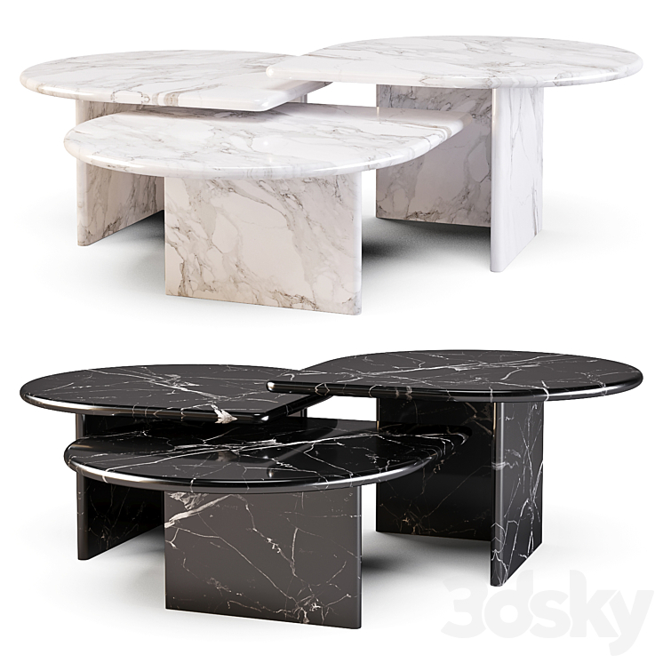 Eichholtz: Naples – Coffee Tables 3DS Max - thumbnail 1