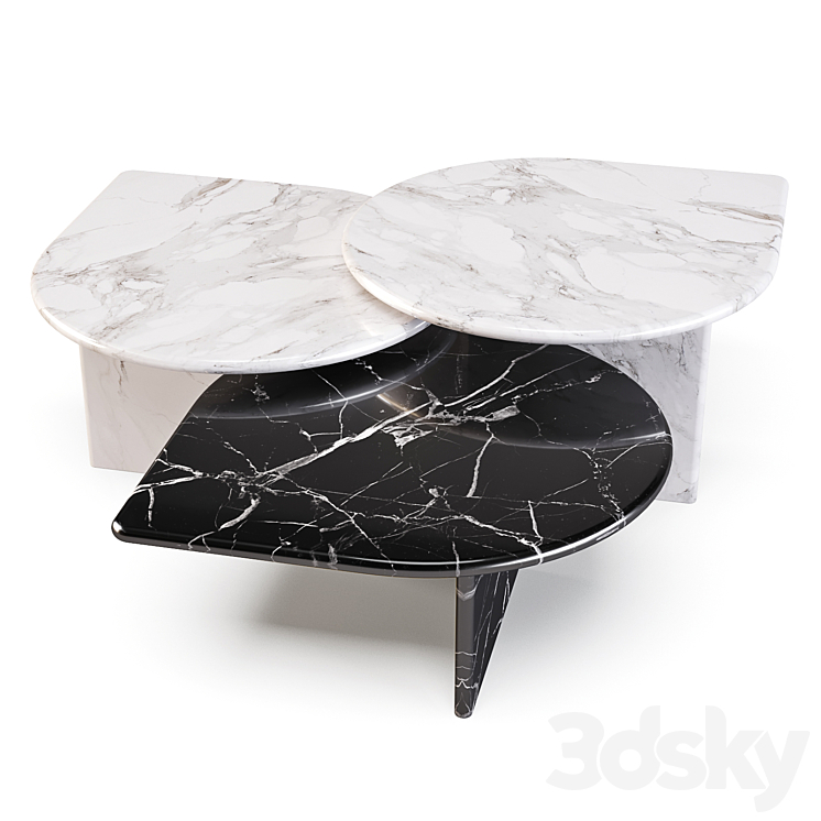 Eichholtz: Naples – Coffee Tables 3DS Max - thumbnail 2