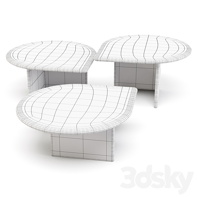 Eichholtz: Naples – Coffee Tables 3DSMax File - thumbnail 5