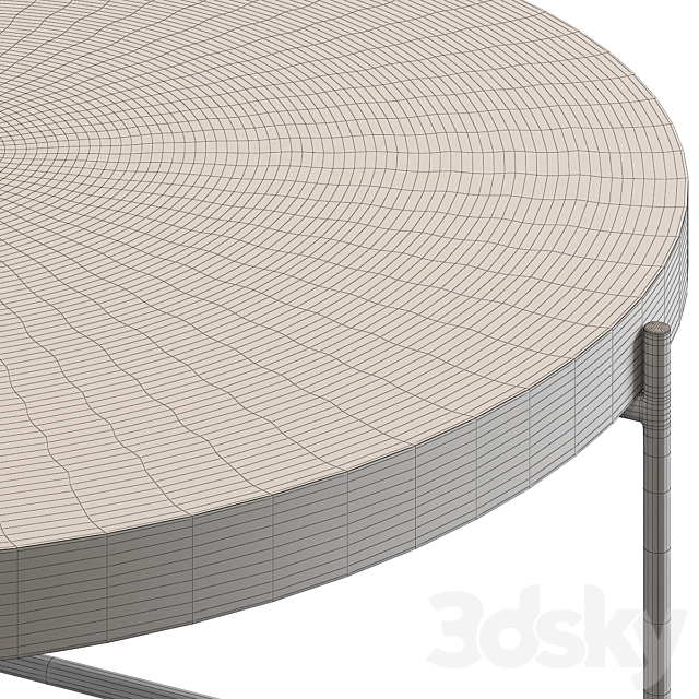 Eichholtz Nikos coffee table 3DSMax File - thumbnail 4