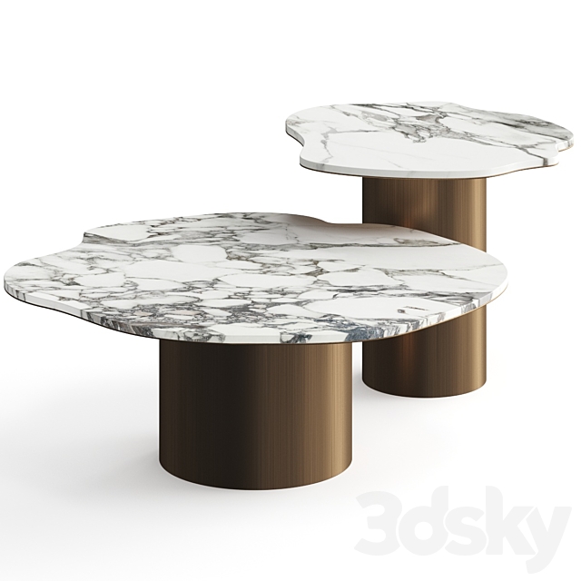 Eichholtz Shapiro Coffee Table 3ds Max - thumbnail 1