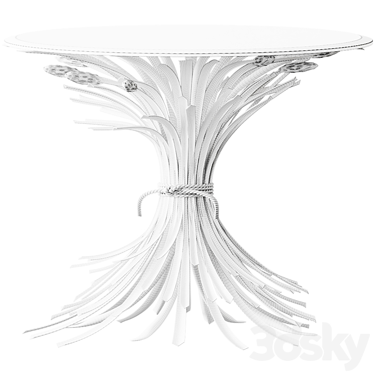 Eichholtz SIDE TABLE BONHEUR Ø 90 CM Coffee table coffee table 3DS Max Model - thumbnail 2