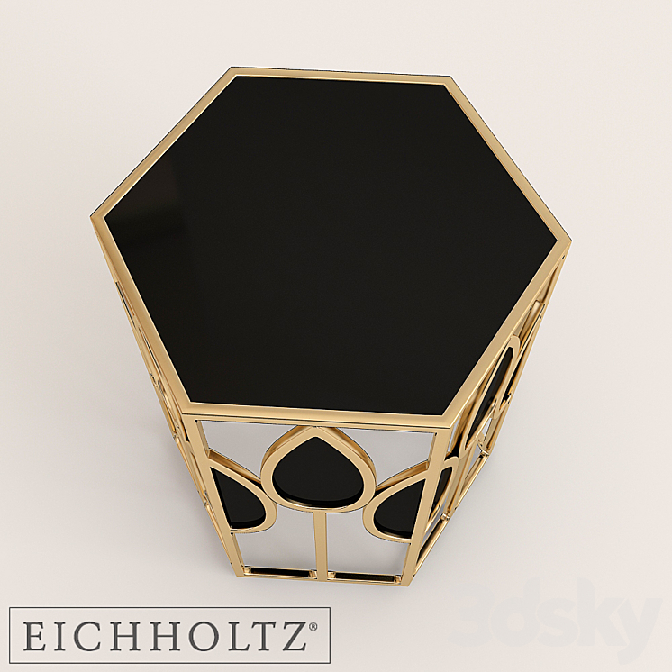 Eichholtz side table Florian 3DS Max - thumbnail 2