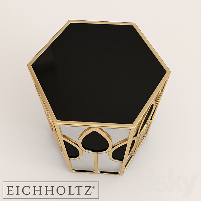 Eichholtz side table Florian 3DS Max Model - thumbnail 2