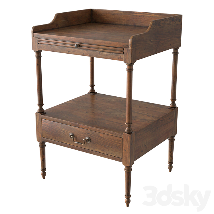 Eichholtz Side table Norfolk 3DS Max - thumbnail 1