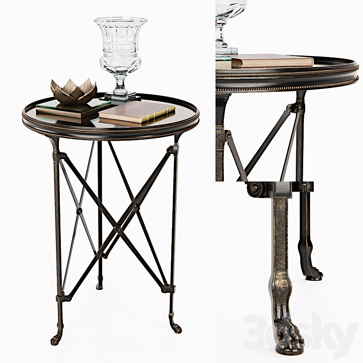 Eichholtz Side Table St Etienne 3DS Max - thumbnail 1