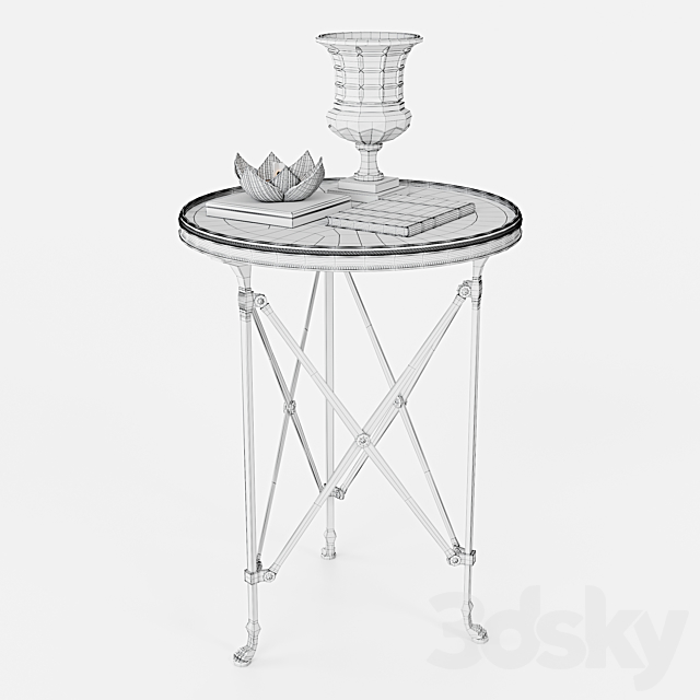 Eichholtz Side Table St Etienne 3DSMax File - thumbnail 3