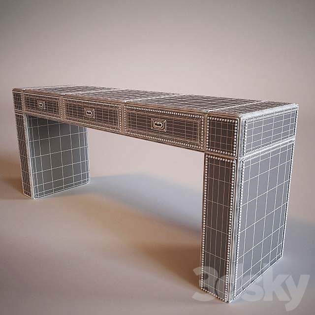 Eichholtz Table Console Flemming 3DS Max Model - thumbnail 3