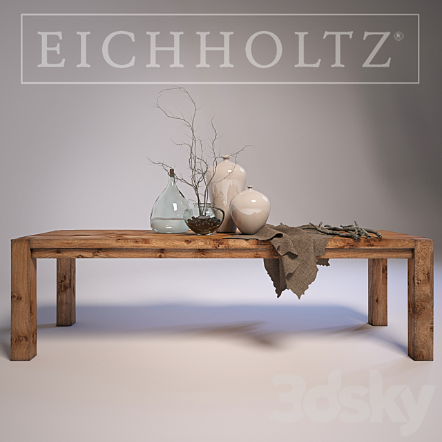 Eichholtz TABLE HARBOUR CLUB 3DSMax File - thumbnail 1