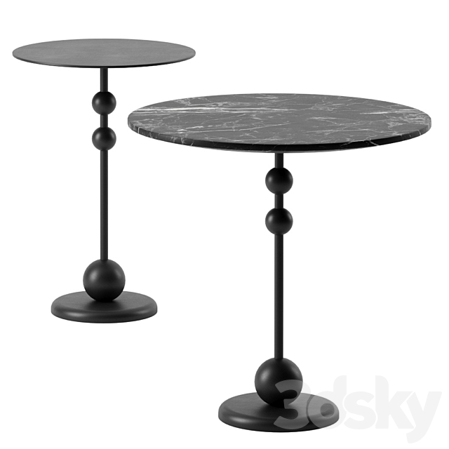 EIGHT SIDE TABLES by LOUISE LILJENCRANTZ 3DSMax File - thumbnail 1