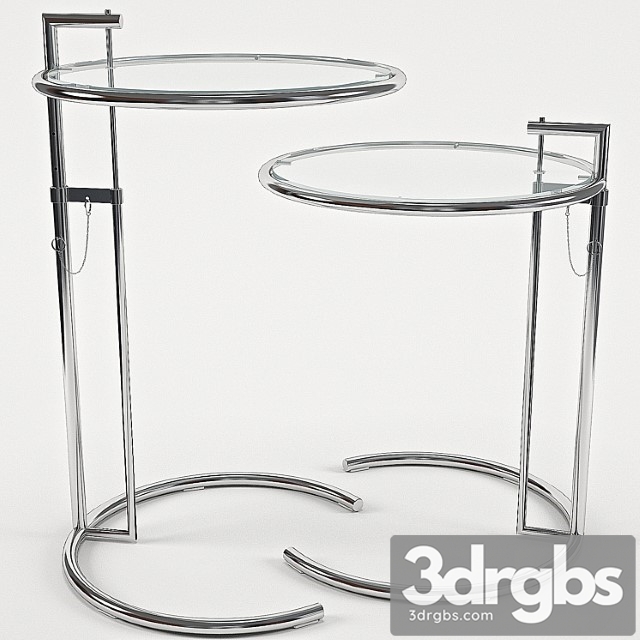 Eileen Gray Adjustable Cigarette Table 3dsmax Download - thumbnail 1