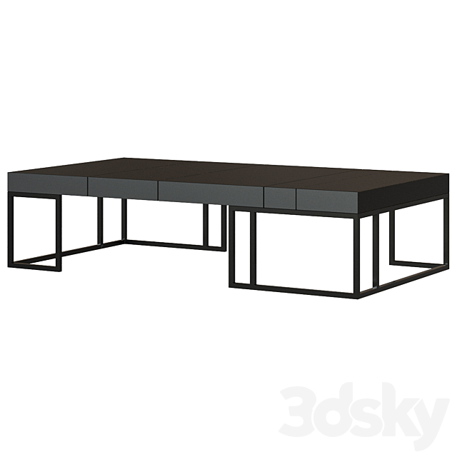 Elements coffee table 3DS Max Model - thumbnail 3