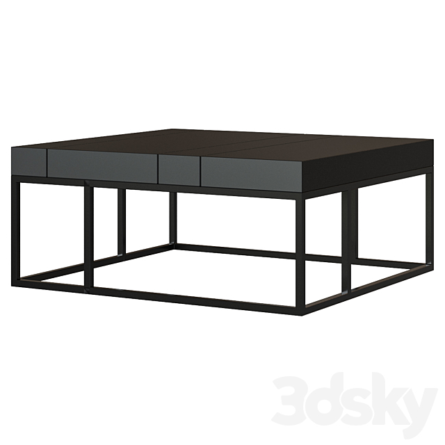 Elements coffee table 3DS Max Model - thumbnail 4