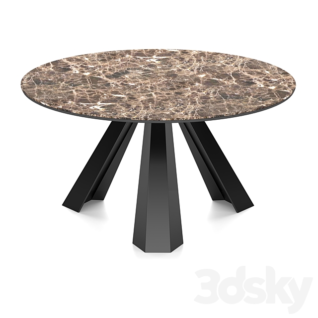 Eliot keramik round table 3DSMax File - thumbnail 1