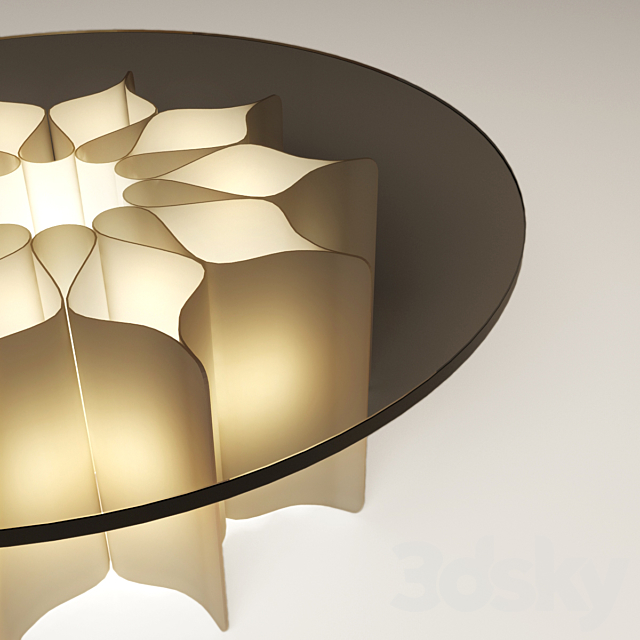 ELYSEE LIGHT TABLE BY PIERRE PAULIN 3DS Max Model - thumbnail 2