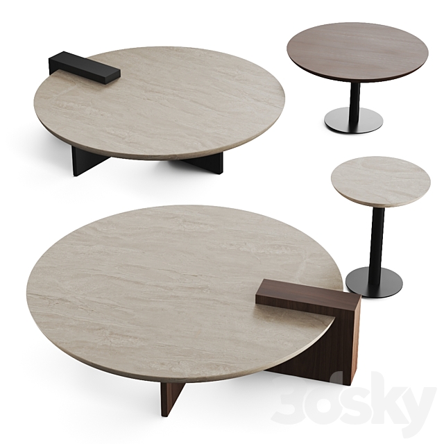 Emmemobili Antinomy Coffee Tables 3ds Max - thumbnail 2