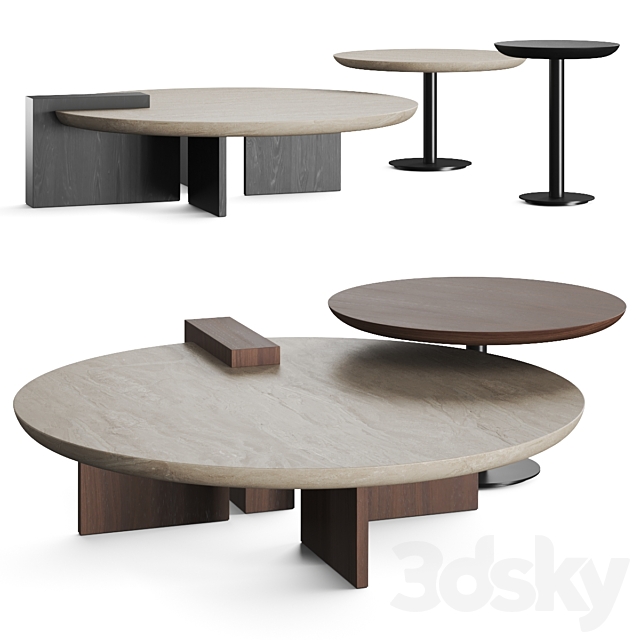 Emmemobili Antinomy Coffee Tables 3ds Max - thumbnail 3