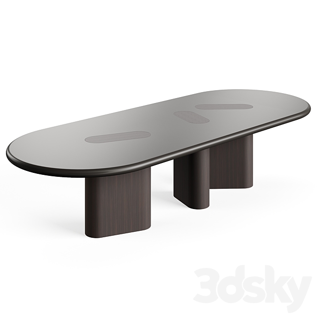 Emmemobili Fatty Table Oval 3ds Max - thumbnail 2