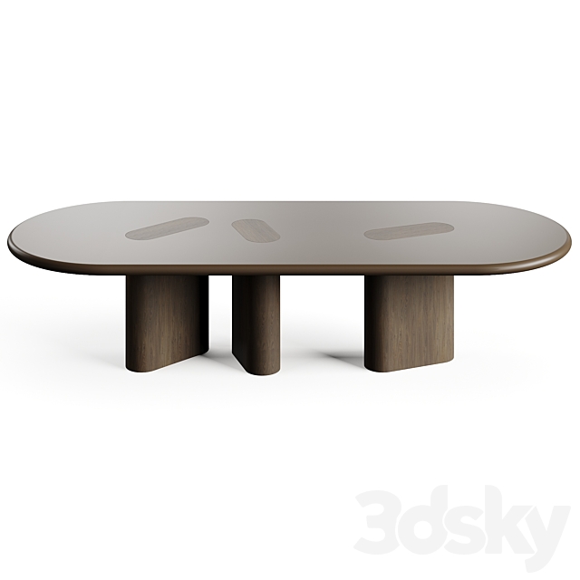 Emmemobili Fatty Table Oval 3ds Max - thumbnail 3