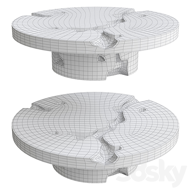 Empire Center Table by Boca do Lobo 3DSMax File - thumbnail 2