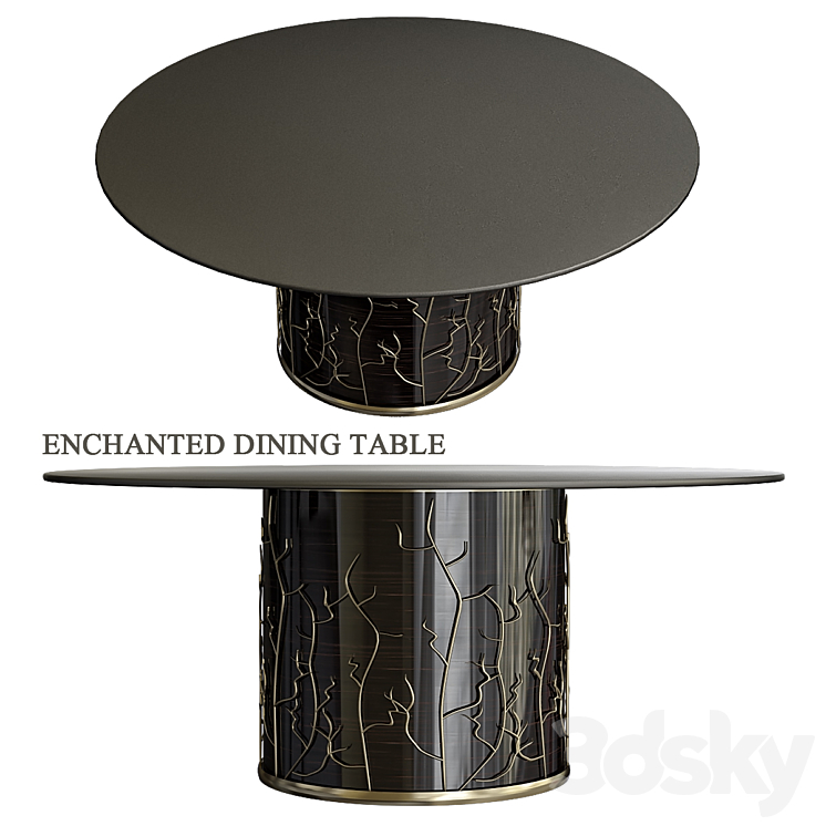 Enchanted Dining Table 3DS Max - thumbnail 1