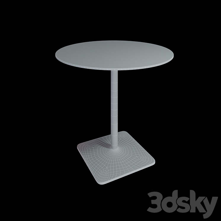 Enea iron table 3DS Max - thumbnail 2