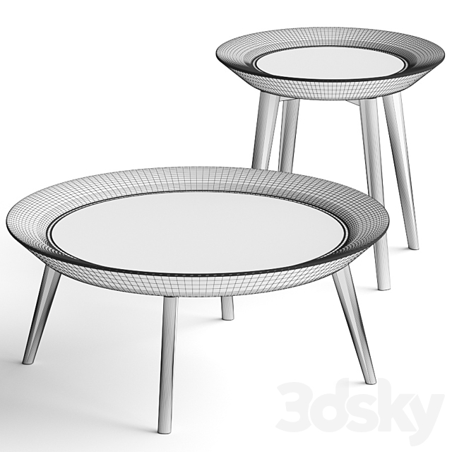 Enne Iris Coffee Tables 3DSMax File - thumbnail 2