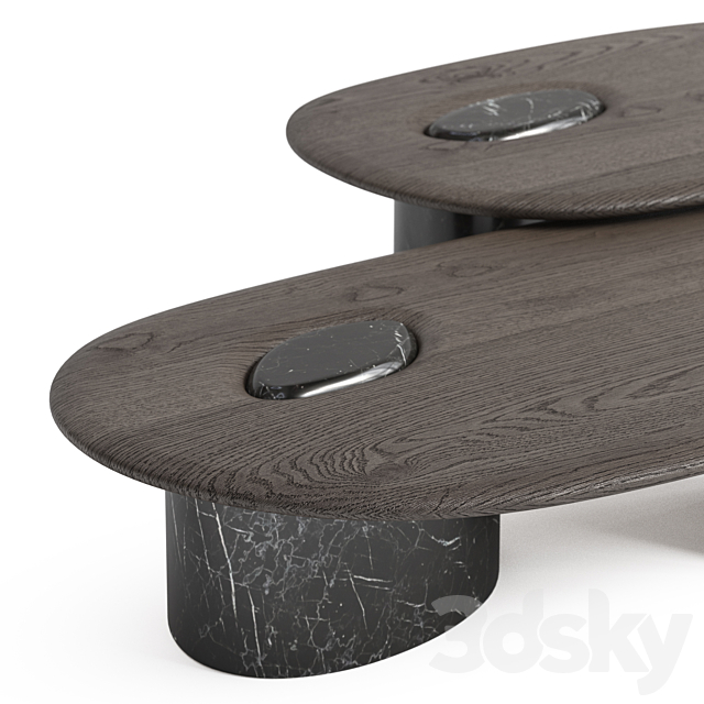 Enne Rita coffee tables 3DS Max Model - thumbnail 6